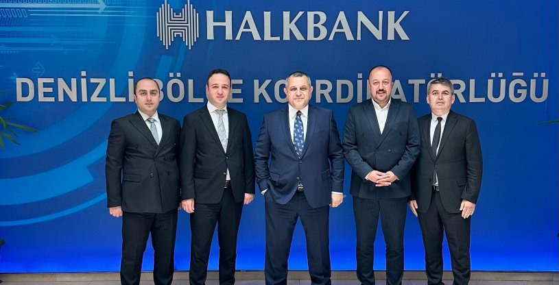 AKÜLKÜ, HALKBANK DENİZLİ BÖLGE KOORDİNATÖRÜ KARABAY'I ZİYARET ETTİ