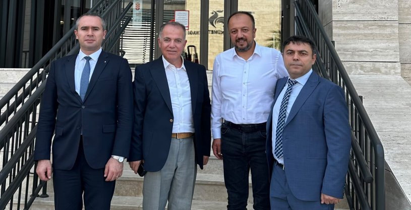AKÜLKÜ, ZİRAAT BANKASI DENİZLİ BÖLGE BAŞKANI SAVAŞA HAYIRLI OLSUN ZİYARETİNDE BULUNDU