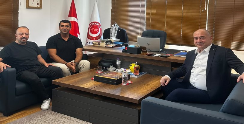 AKÜLKÜ, HALKBANK ANTALYA ŞUBE MÜDÜRÜ KURT'U MİSAFİR ETTİ