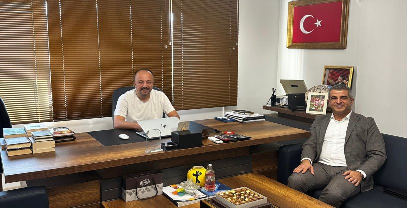 AKÜLKÜ, HALKBANK MEYDAN ŞUBE MÜDÜRÜ ALP'İ MİSAFİR ETTİ