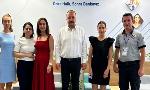 AKÜLKÜ, ZİRAAT VE HALK BANKASI KINIK, KALKAN, KAŞ ŞUBESİNİ ZİYARET ETTİ 