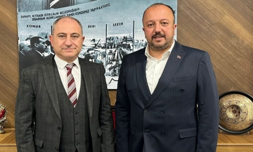 AKÜLKÜ, HALKBANK AFYONKARAHİSAR BÖLGE KOORDİNATÖRÜ MEYDAN'I ZİYARET ETTİ