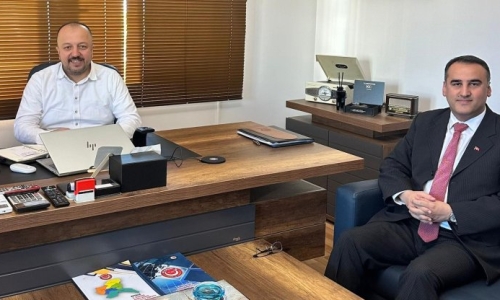 GÜZELOBA ŞUBE MÜDÜRÜ AVCU, HAYIRLI OLSUN ZİYARETİNDE BULUNDU