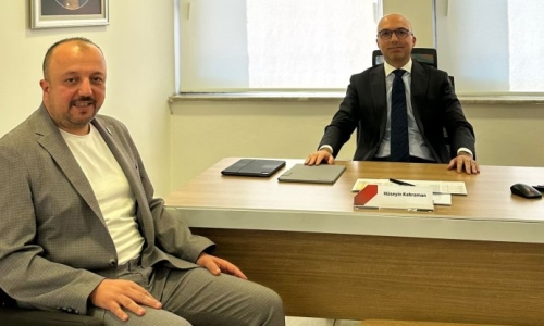 AKÜLKÜ, ZİRAAT BANKASI DENİZLİ BÖLGE BAŞKANI KAHRAMAN'I ZİYARET ETTİ