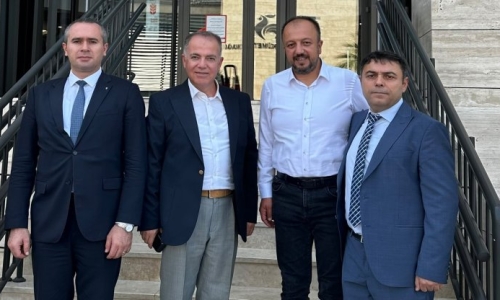 AKÜLKÜ, ZİRAAT BANKASI DENİZLİ BÖLGE BAŞKANI SAVAŞA HAYIRLI OLSUN ZİYARETİNDE BULUNDU