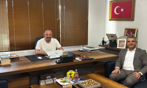 AKÜLKÜ, HALKBANK MEYDAN ŞUBE MÜDÜRÜ ALP'İ MİSAFİR ETTİ