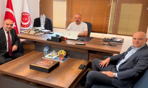 AKÜLKÜ, HALKBANK KEMER VE KORKUTELİ ŞUBE MÜDÜRLERİNİ MİSAFİR ETTİ